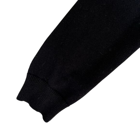 J. Jill Black Cardigan Sweater Womens Med Petite Sparkle Buttons Alpaca Romantic - Picture 6 of 11